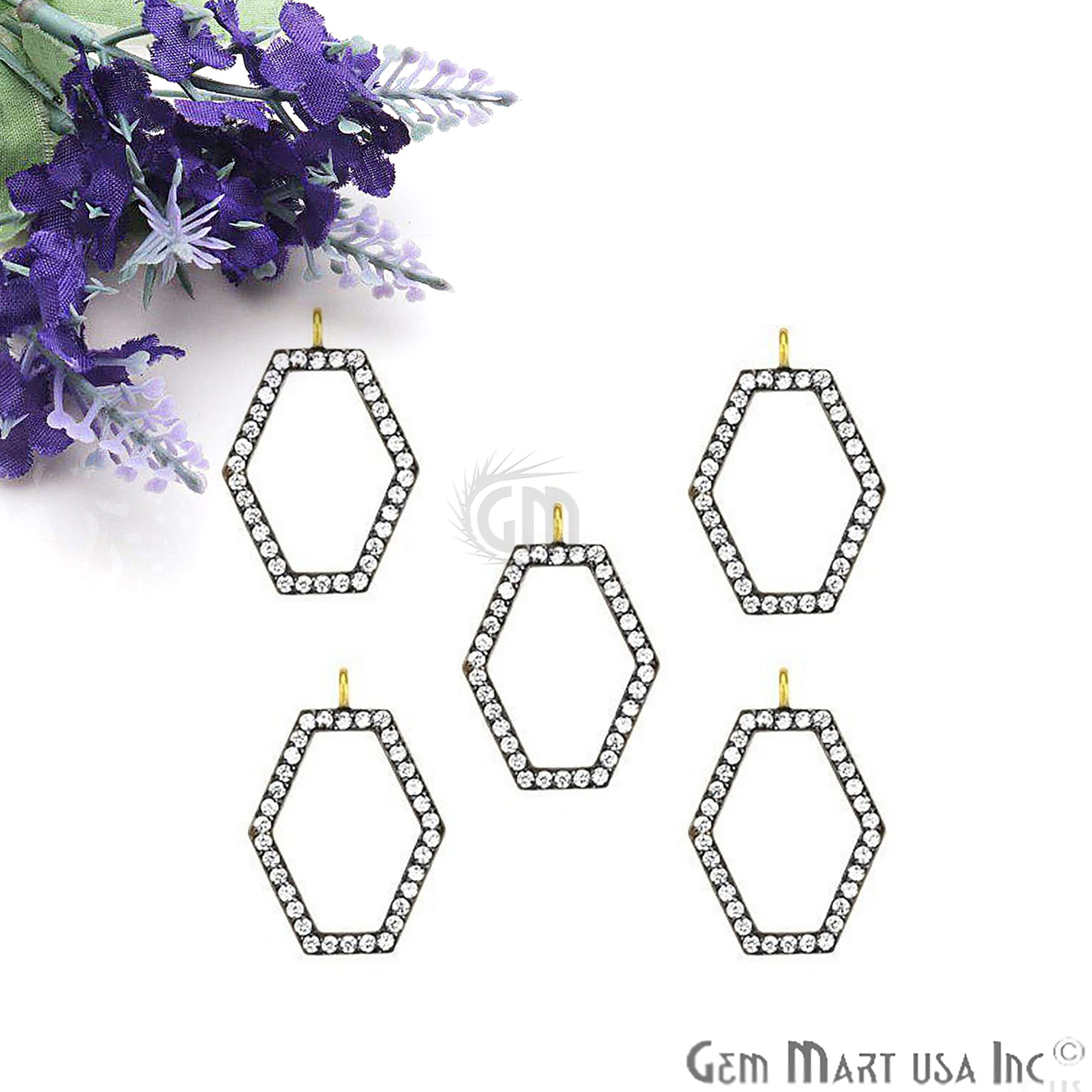 美品★ゆらきらトパーズチャーム Gold flat star – Unjaded Charms
