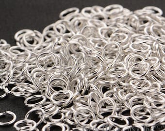 50 Anneaux De Saut Ouverts En Laiton – 15 Mm – Connecteurs Pour Création Bijoux