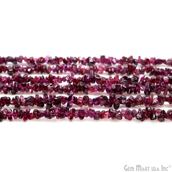 Garnet chip best sale beads