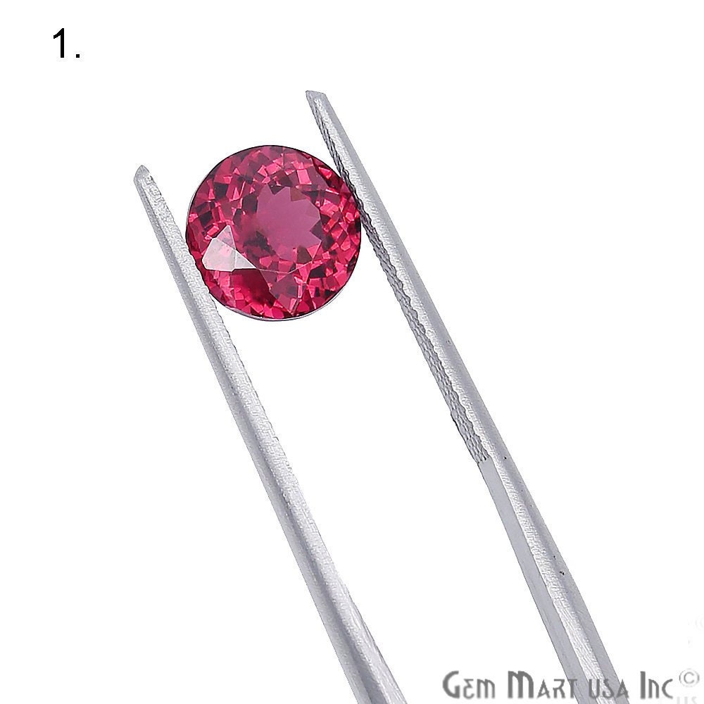 く日はお得♪ 5-12mm, Gemstone, Oval & Round Rhodolite 1 100 Piece, 画材