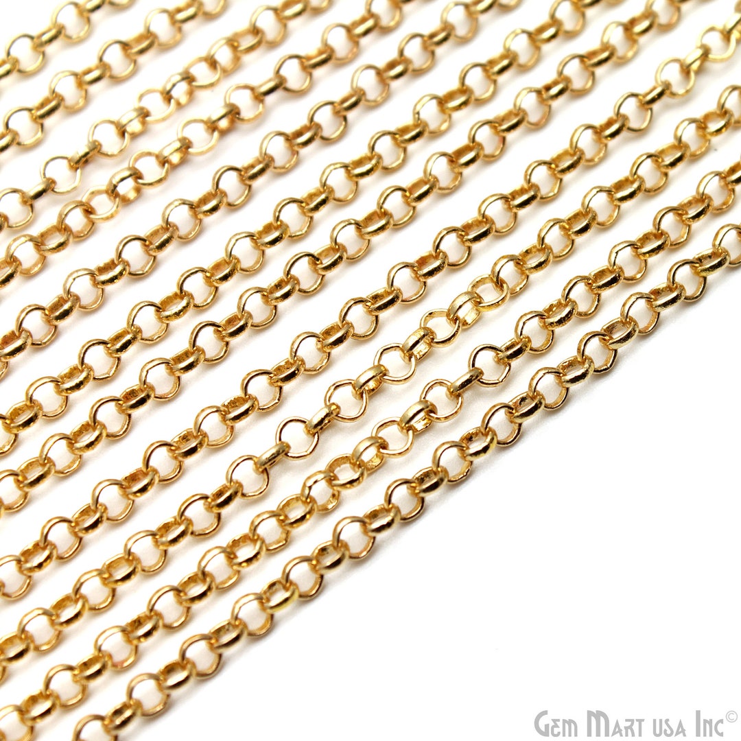 Gold Bubble Chain – Bubble Letter Chain Necklace – QXYVRS