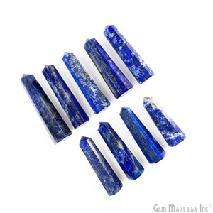 Lapis Jumbo Terminated Gemstone, Metaphysical, Crystal Pencil Point, Crystal Tower, Chakra Stones, Healing Crystal, 2-3Inch, LP-14282