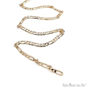 DIY Chain, Figaro Chain, Purse Chain, Handbag Chain, Heavy Chain, Finding Chain, in Gold/Silver/Black/Rose Gold, GemMartUSA, 25244