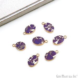 Cubic Zircon Earring Connector DIY Sapphire Earring Connector GemMartUSA Jewelry Making Supply Gold Earring Supply 1 Pair SHCZ-90326