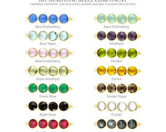 Gemstone bezel component 24k Gold Plated, 42x9mm, 1pc, GemMartUSA, 13013