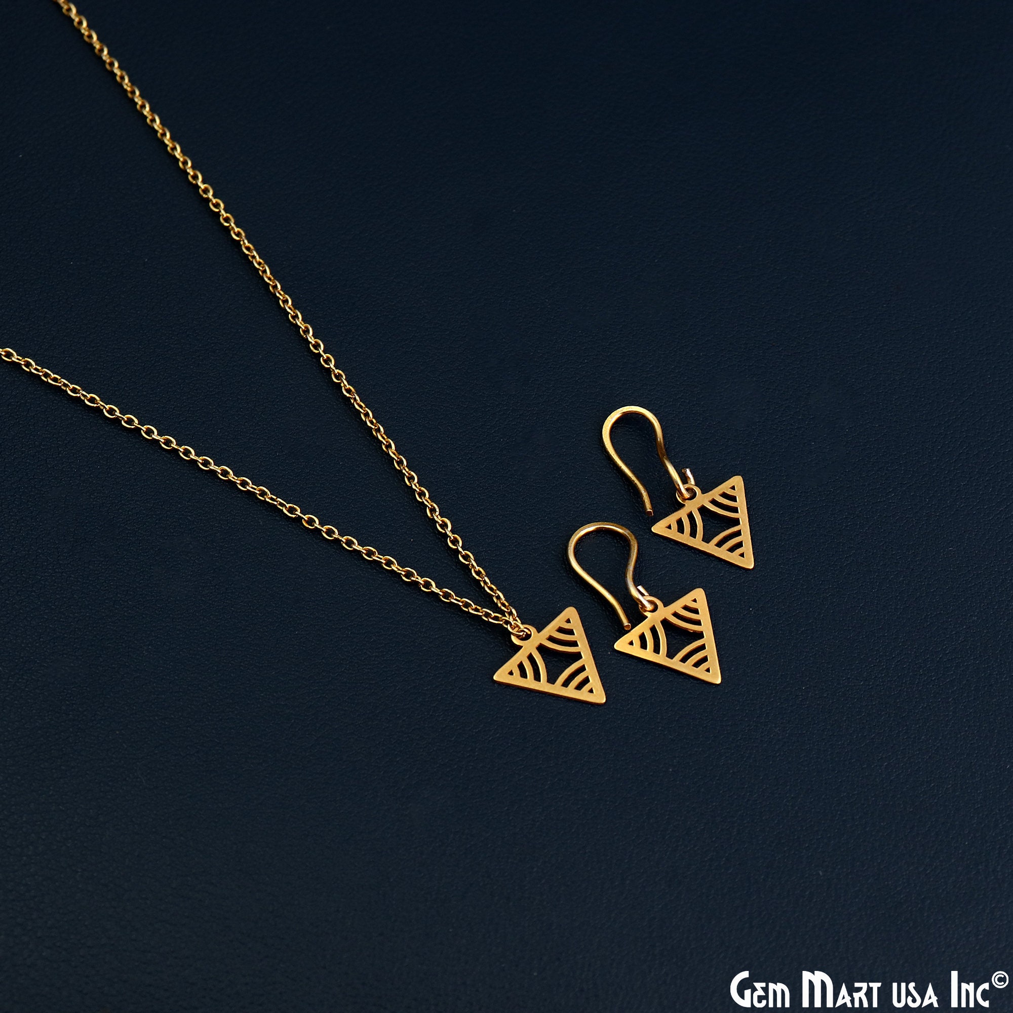 Triangle Charm, 15.8x14.7mm Dainty Jewelry Charm for