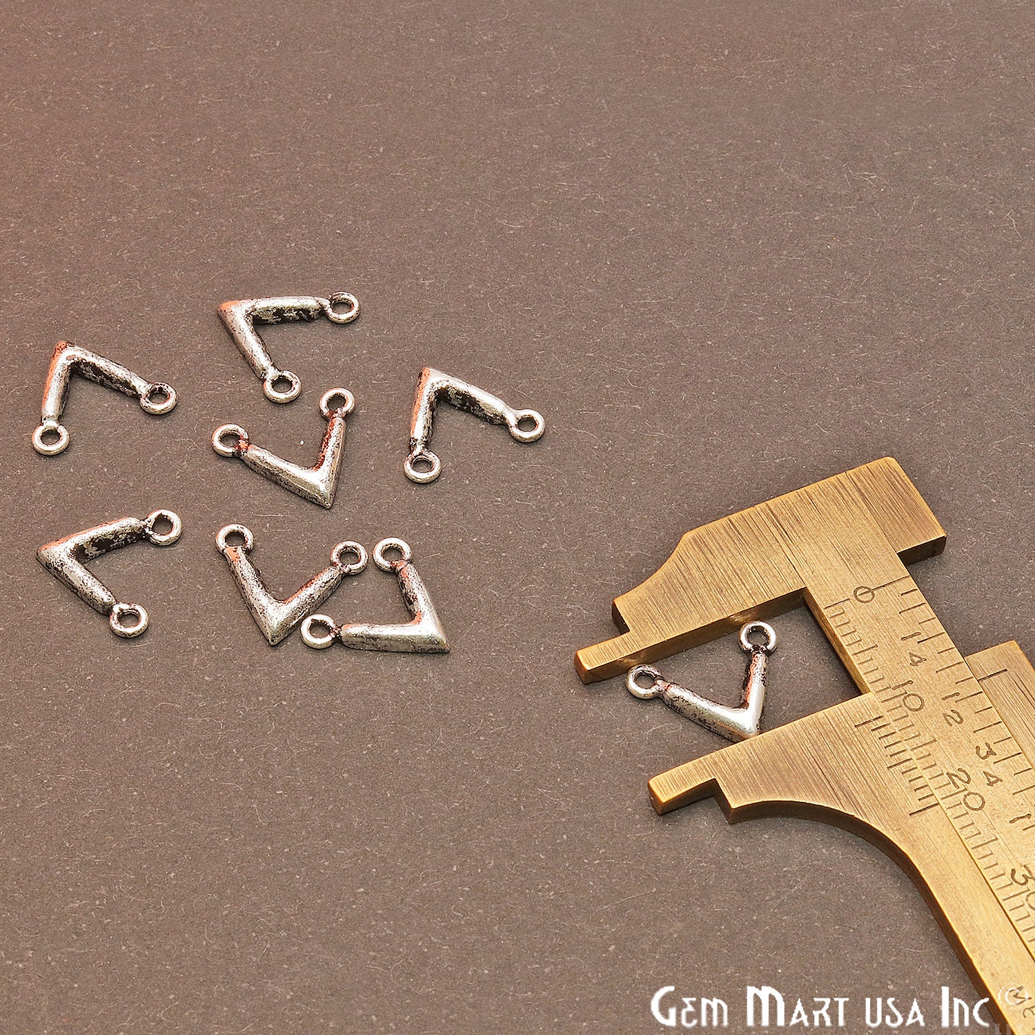 Oxidized Semicolon Charm main image 0