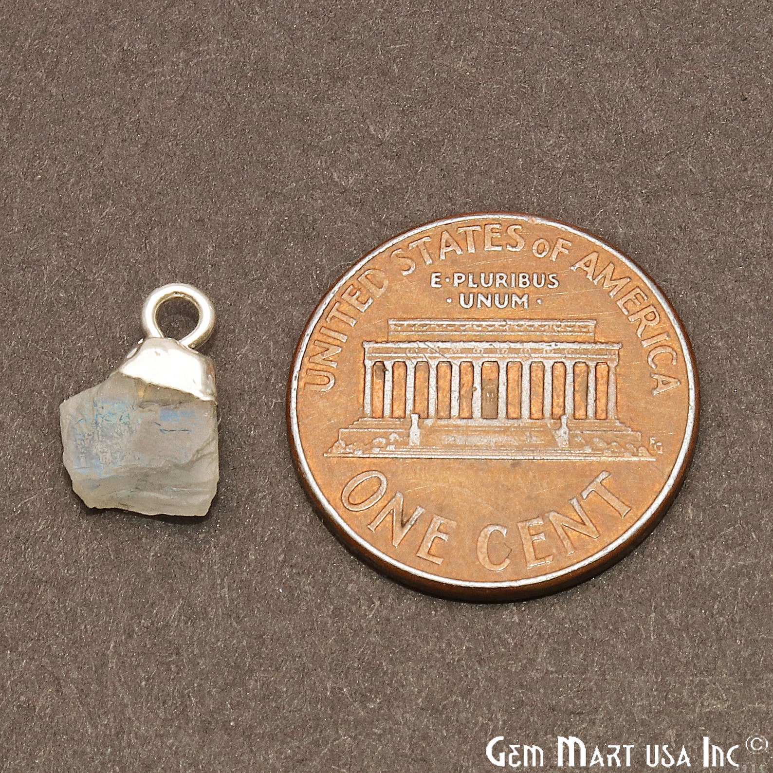 Regenbogen Mondstein Anhänger grobe Edelstein Anhänger | Etsy