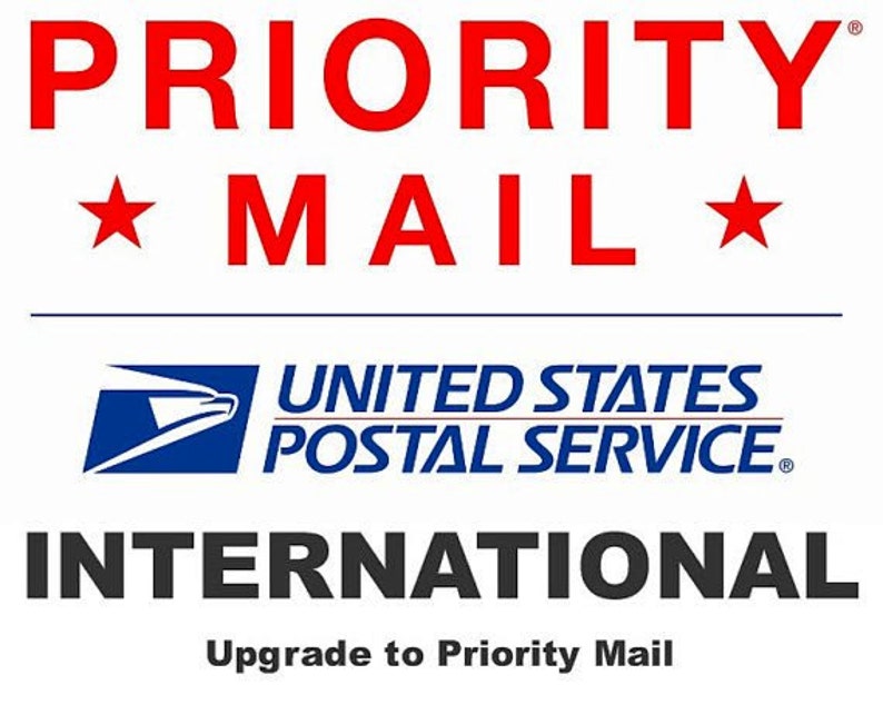 USPS International Priority Shipping Upgrade Etsy