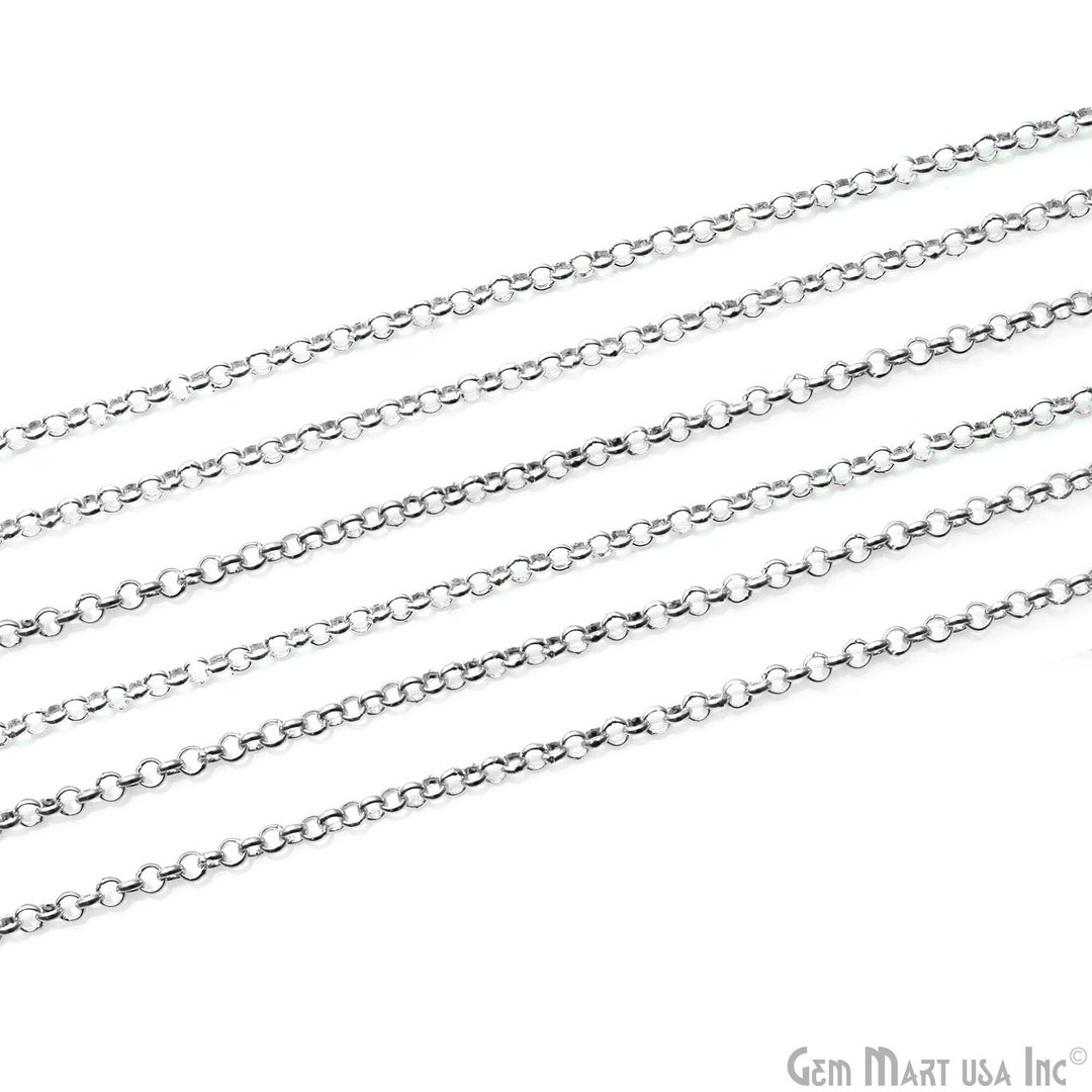Link Chain for Jewelry Making, 2mm Link Chain Necklace, Minimal Finding