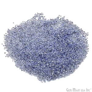 Tanzanite Round Gemstone, 2.5-3mm, 20+ Carats, 100% Natural Faceted Loose Gems, December Birthstone, GemMartUSA (TZ-60001)