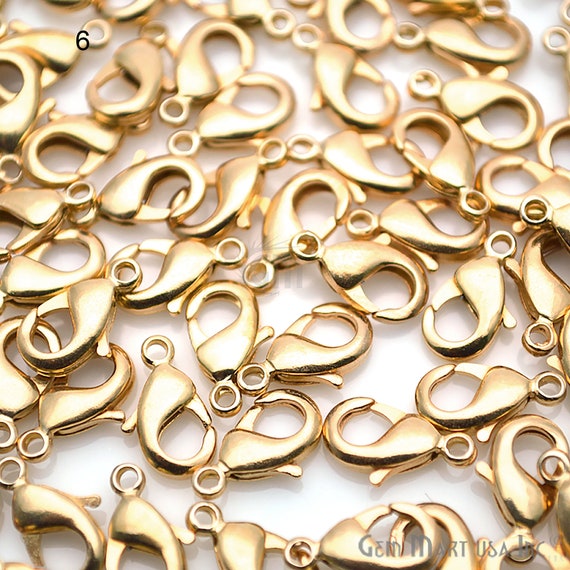 Gold Plated Earring Hooks, Gold Earring Findings, DIY Jewelry