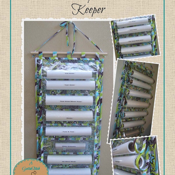 Embroidery Stabilizer Keeper Pattern - Instant Download
