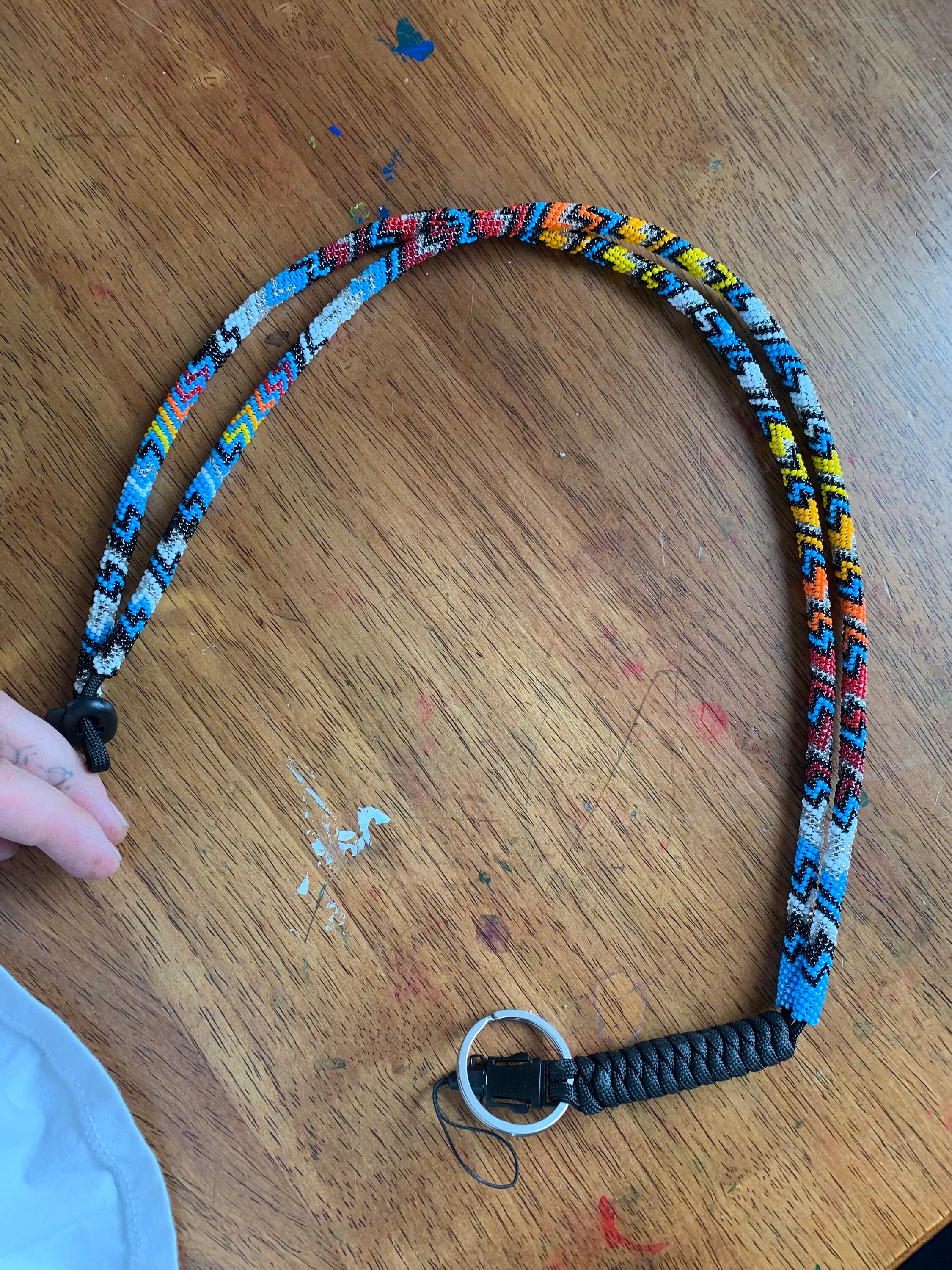 Native American Beaded Lanyard -  Hong Kong