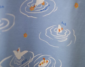 Cute ducks in flowers T-shirt