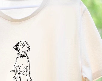 Hand Painted Pet Portrait T-shirt, Personalised eco Friendly gift