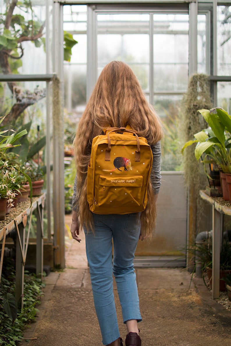 Hand Painted Shrew-per duper Backpack