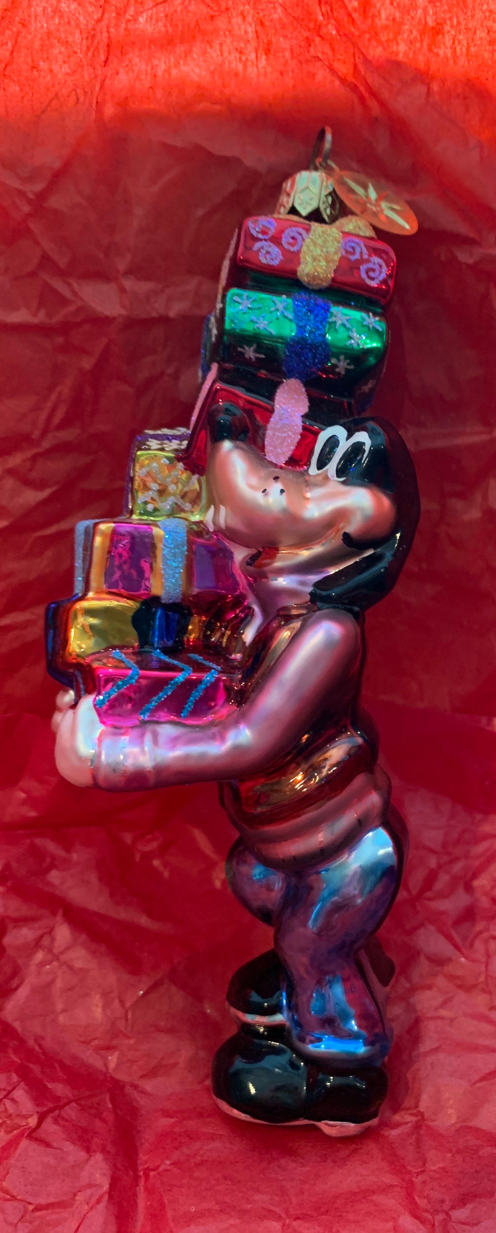 Radko 2001 Disney Goofy Gifts Galore 30th Anniversary Ornament Etsy