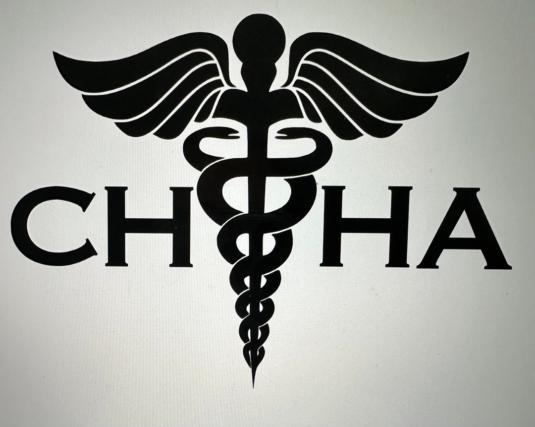 Certified Home Health Aide CHHA Medical Caduceus Vinyl Decal - Phone ...
