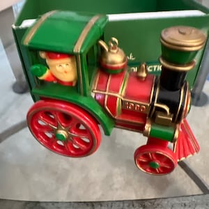 Hallmark Keepsake Ornament Locomotive Tree Trimmer Collection 1980