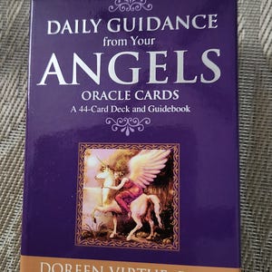 Rare Doreen Virtue Daily Guidance From Your Angels Oracle Card set. One of the rarest of this famous artist's deck of cards.