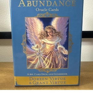 Angels of Abundance Oracle Cards by Doreen Virtue Purse or Pocket Size 44 Card Oracle Deck