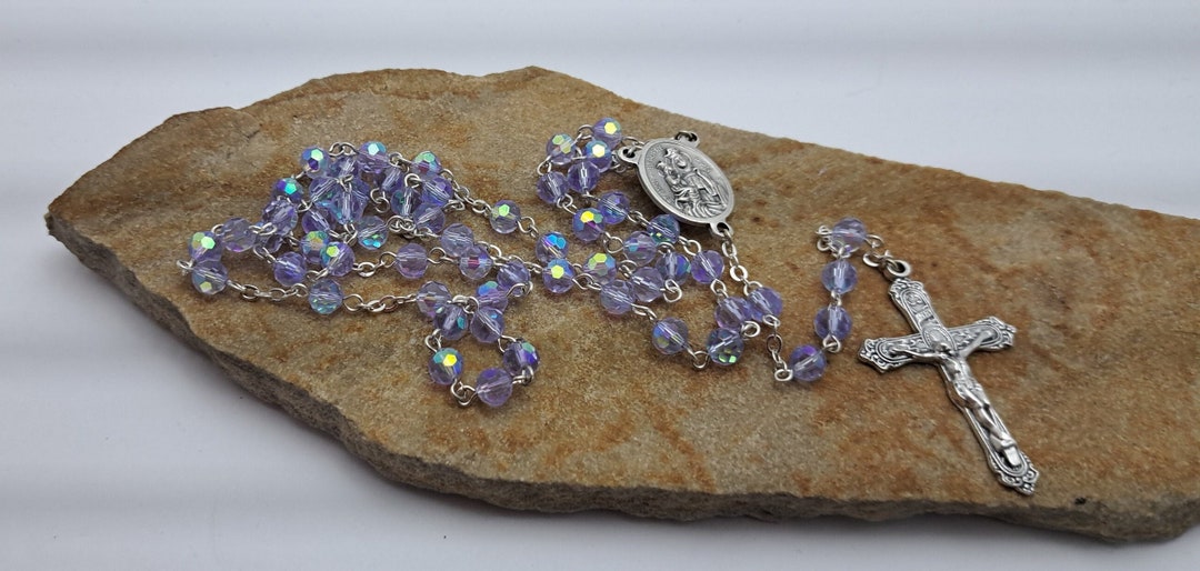 St. Anne De Beaupre Relic Rosary Etsy