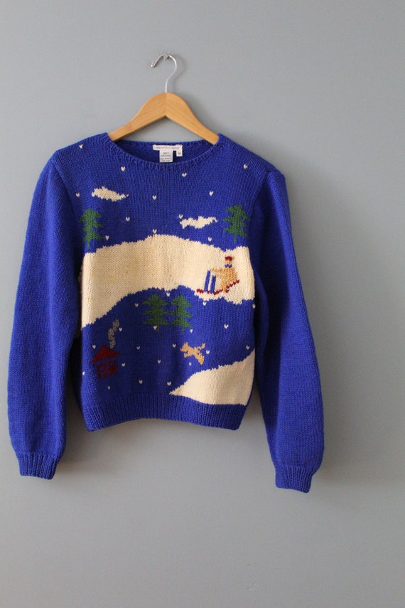 WINTER skying wool sweater | vintage made in Urug… - image 3