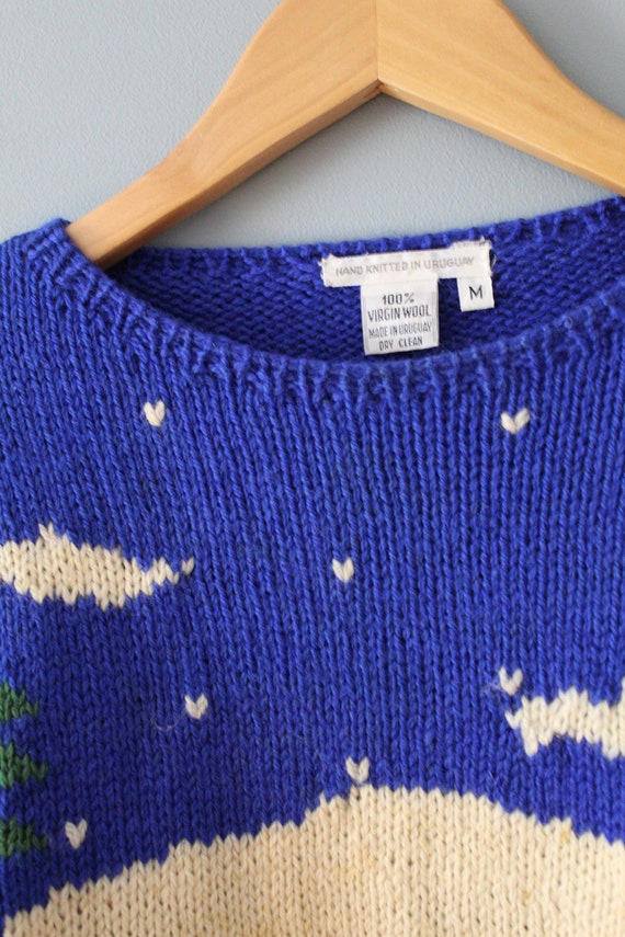 WINTER skying wool sweater | vintage made in Urug… - image 8