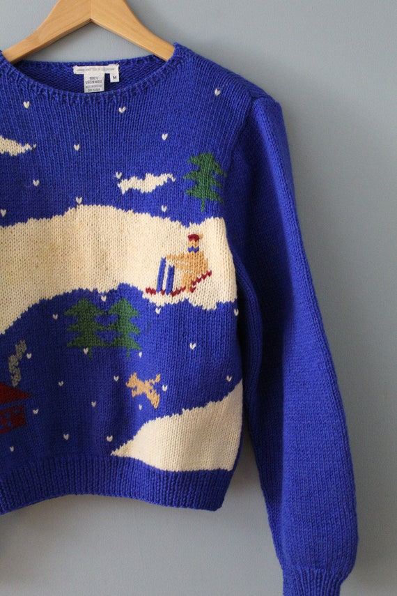 WINTER skying wool sweater | vintage made in Urug… - image 7