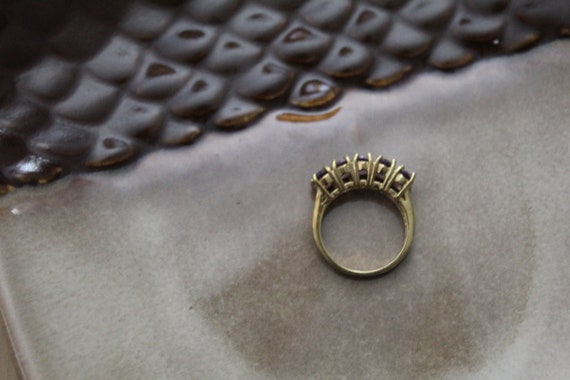 925 amethist silver stackable ring - image 3