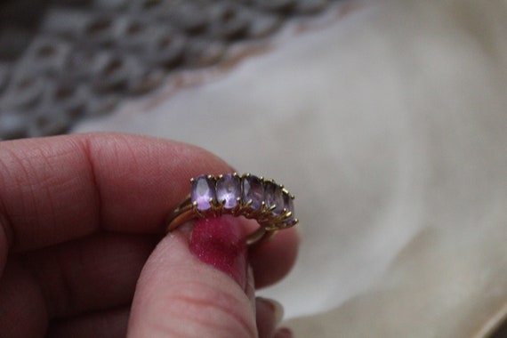 925 amethist silver stackable ring - image 8