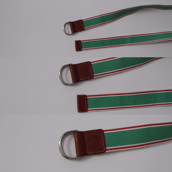 EQUESTRIAN cinch belt | canvas and leather belt |… - image 7