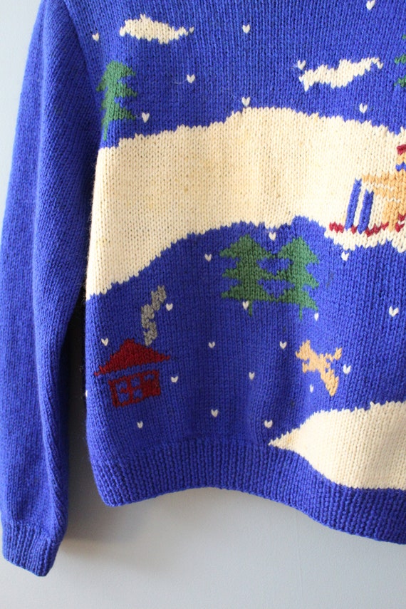 WINTER skying wool sweater | vintage made in Urug… - image 6