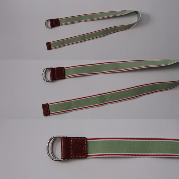 EQUESTRIAN cinch belt | canvas and leather belt |… - image 8