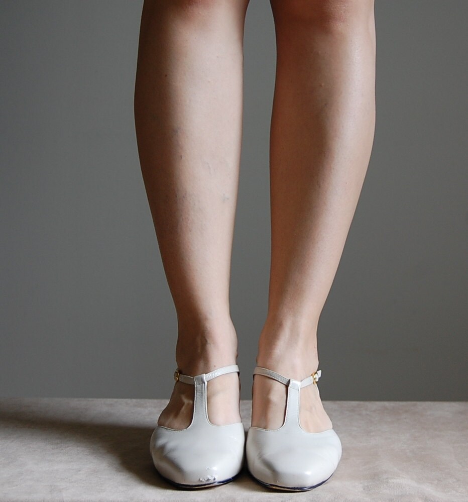 leather t strap mary janes