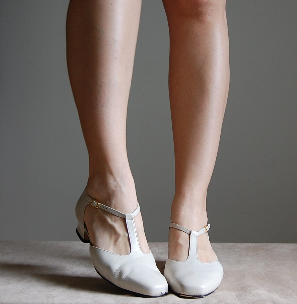 leather t strap mary janes