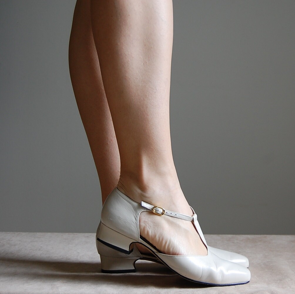 leather t strap mary janes