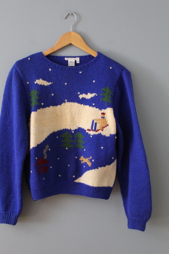 WINTER skying wool sweater | vintage made in Urug… - image 2