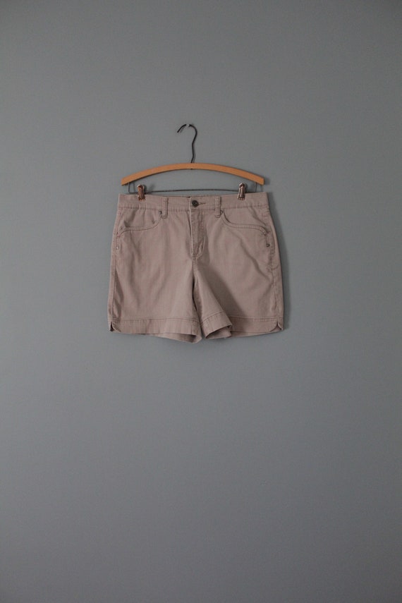 ECRU beige shorts | high waisted summer shorts | … - image 5
