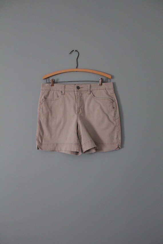 ECRU beige shorts | high waisted summer shorts | … - image 3