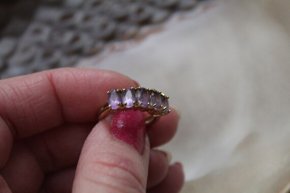 925 amethist silver stackable ring - image 6