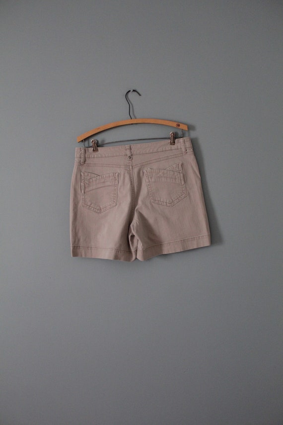 ECRU beige shorts | high waisted summer shorts | … - image 7