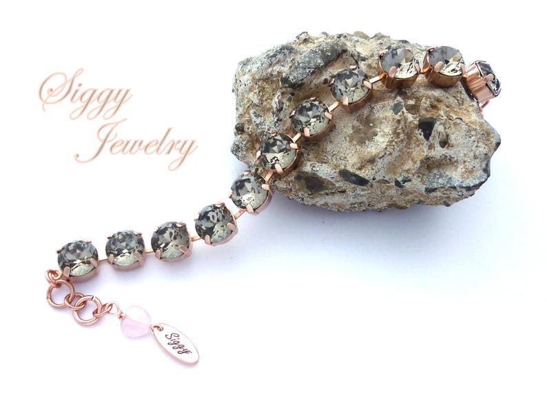 Crystal tennis bracelet necklace Clearance