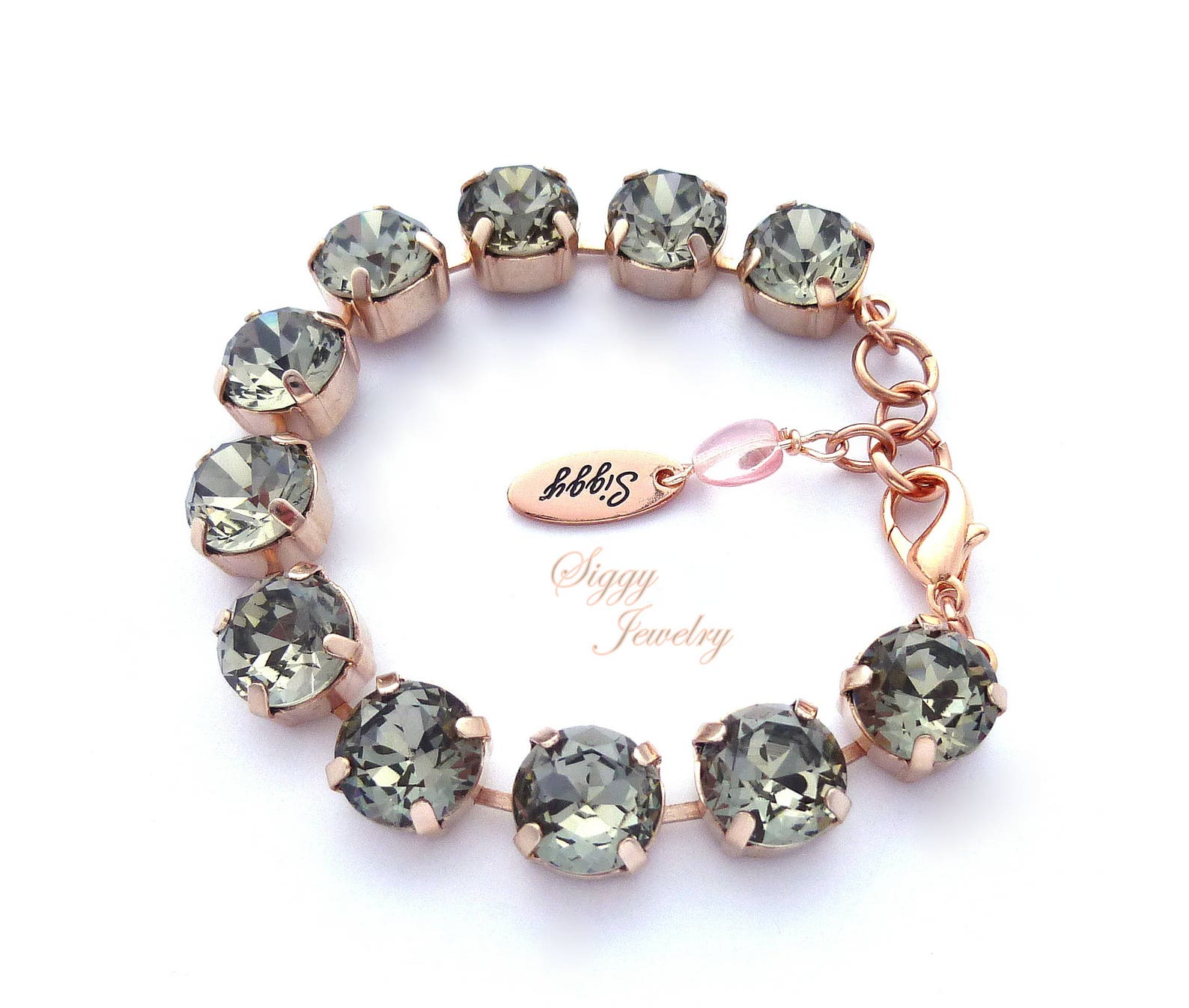 Crystal tennis bracelet necklace Clearance