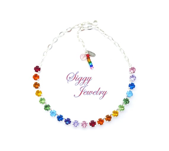 NUMBERX BRAND 【X】クリスタルアクセサリー（レインボー