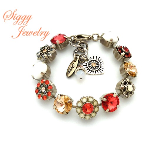 Bracelet élégant Cristal Et Strass Blanc - Métal Doré Sans Nickel - Qualité Supérieure