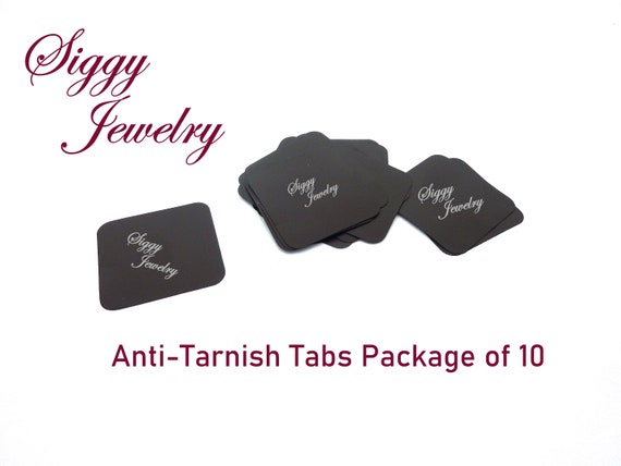 Anti Tarnish Tabs, Keeps Your Jewelry Tarnish Free, Lasts up to One Year,  Jewelry Protection Storage, Jewelry Accessories package of 10 
