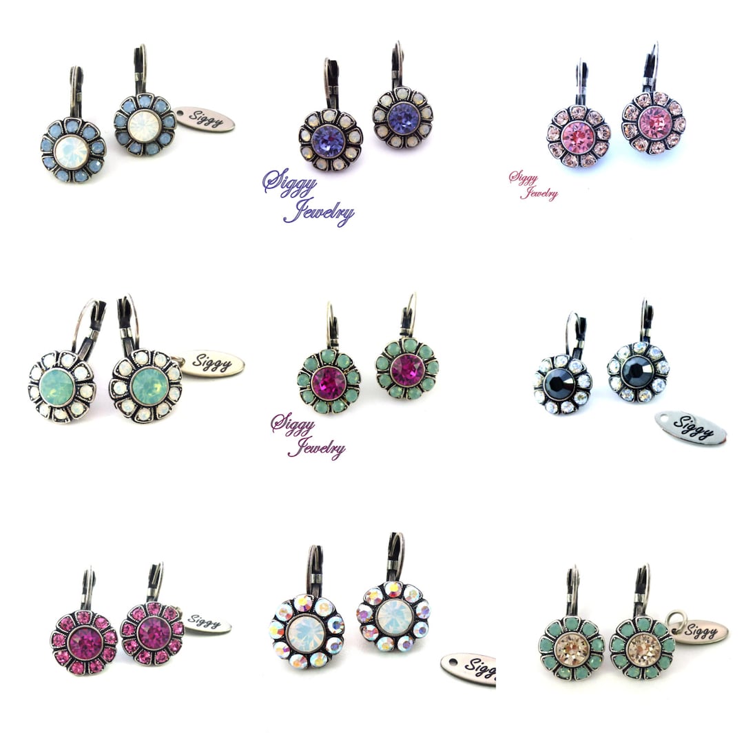 Daisy Earrings - Crystal main image 1