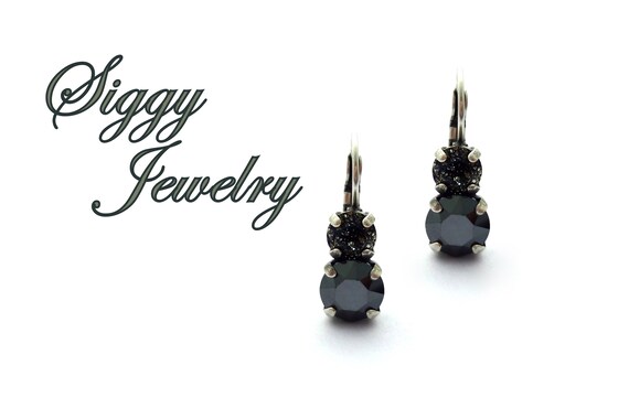 Genuine hotsell crystal earrings